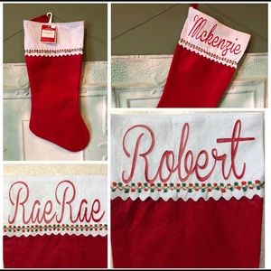 New Custom Christmas Stocking Name Date Family Fun